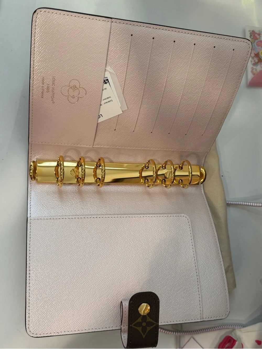 Louis Vuitton MM Ring Agenda Cover 2025 LIMITED CHRISTMAS VIVIENNE EDITION